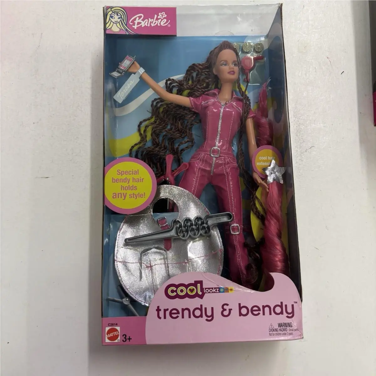 Mattel Barbie Cool Lookz Trendy Bendy Barbie Teresa Doll .:so Cute Outfit-rare