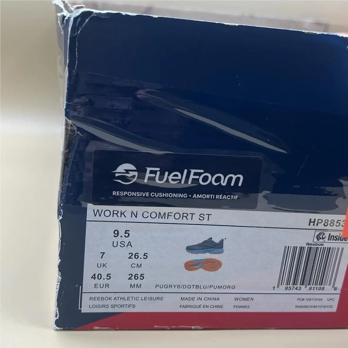 Reebok shoes - Reebok Work - Work - HP8853 - Blue 7