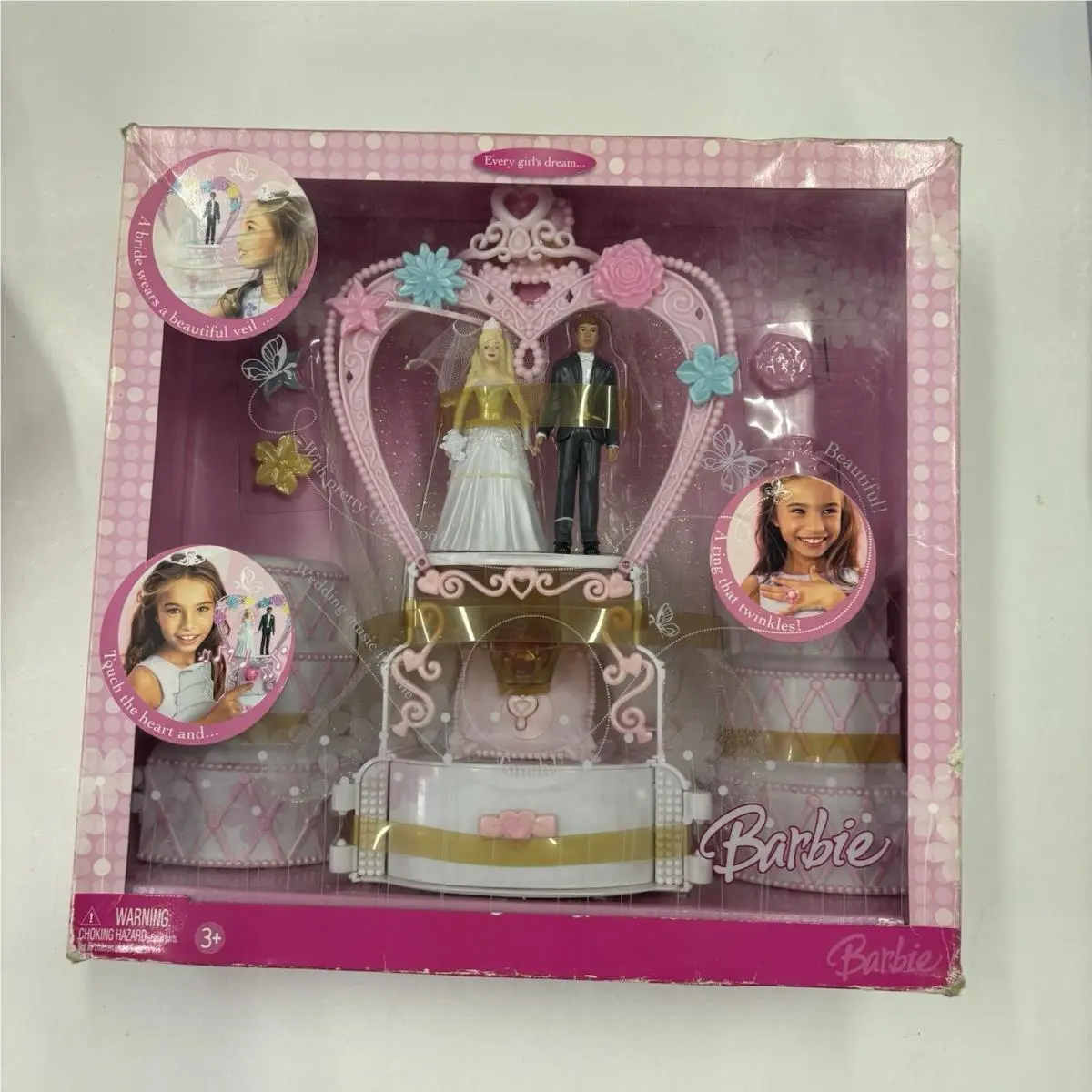 2006 Barbie Wedding Cake Playset Every Girls Dream Barbie Ken Doll K8585