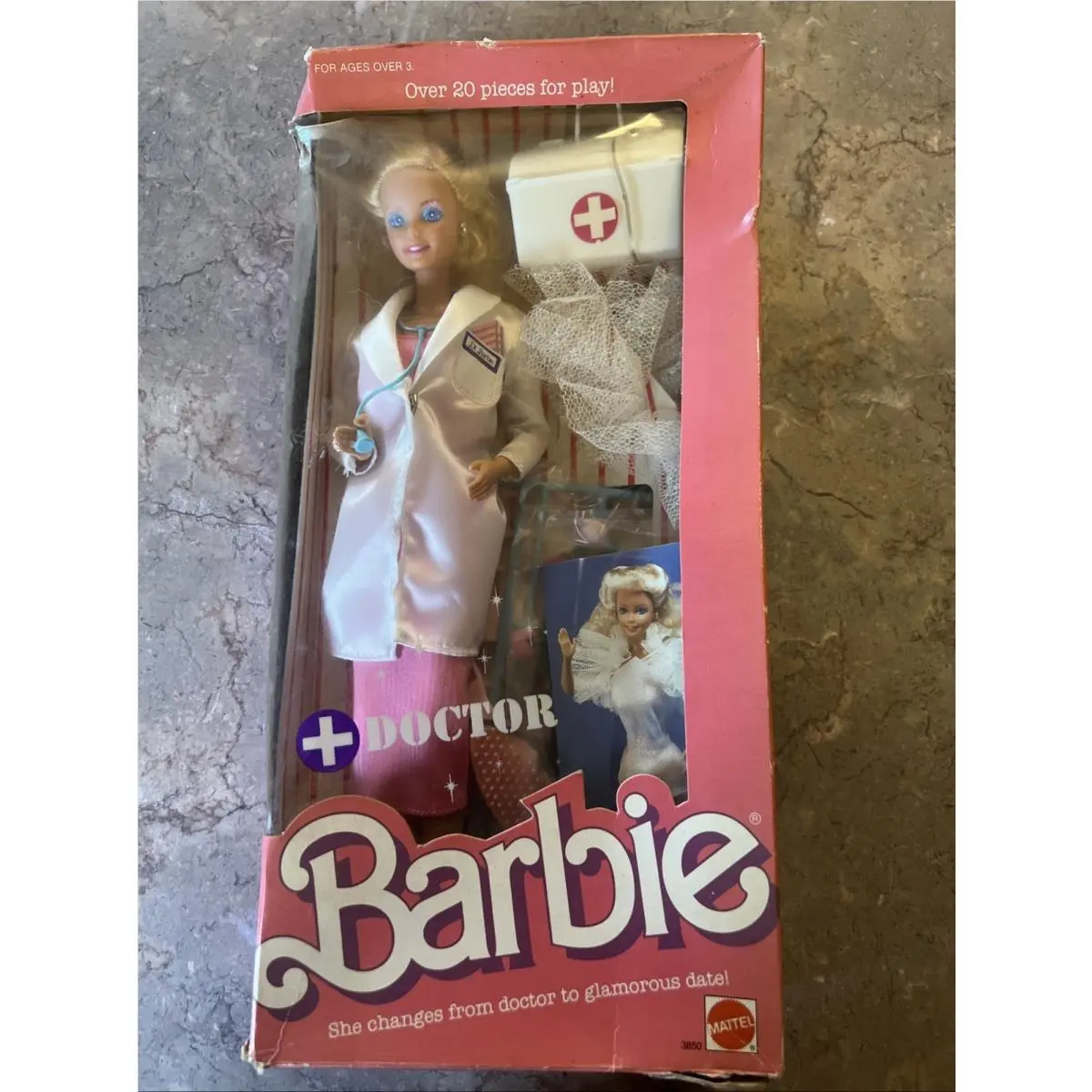 Vintage 1987 Doctor Barbie Doll Mattel