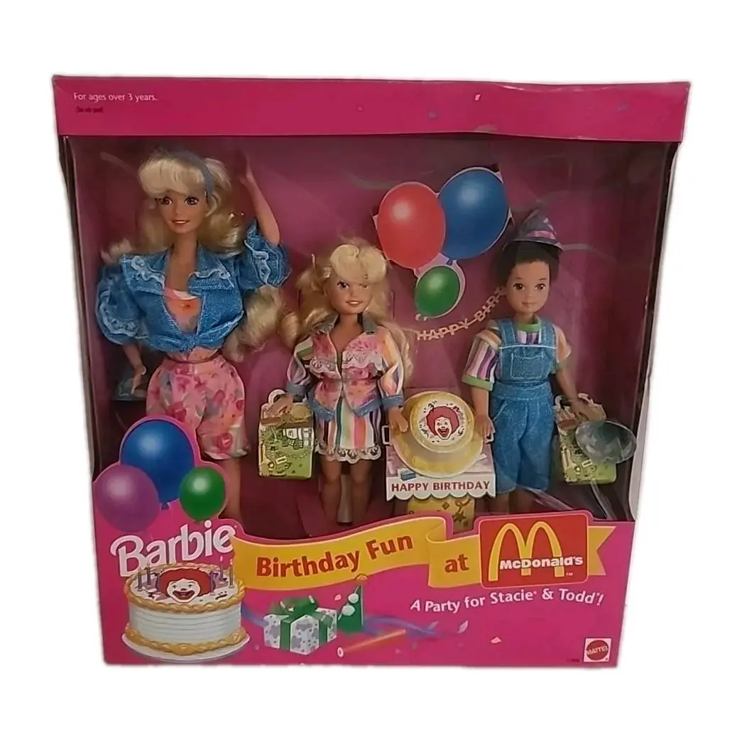 Barbie Birthday Fun At Mcdonalds - - 1993 - Rare