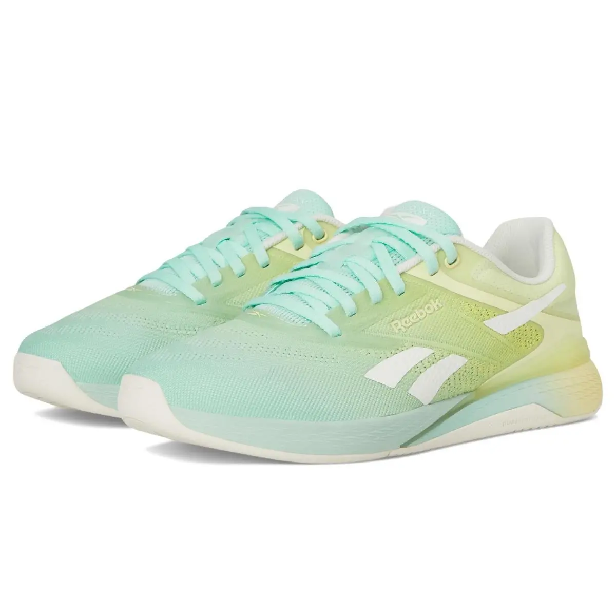 Reebok Women`s Nano X5 Glitch Aqua/yellow Haze/chalk 6 Medium