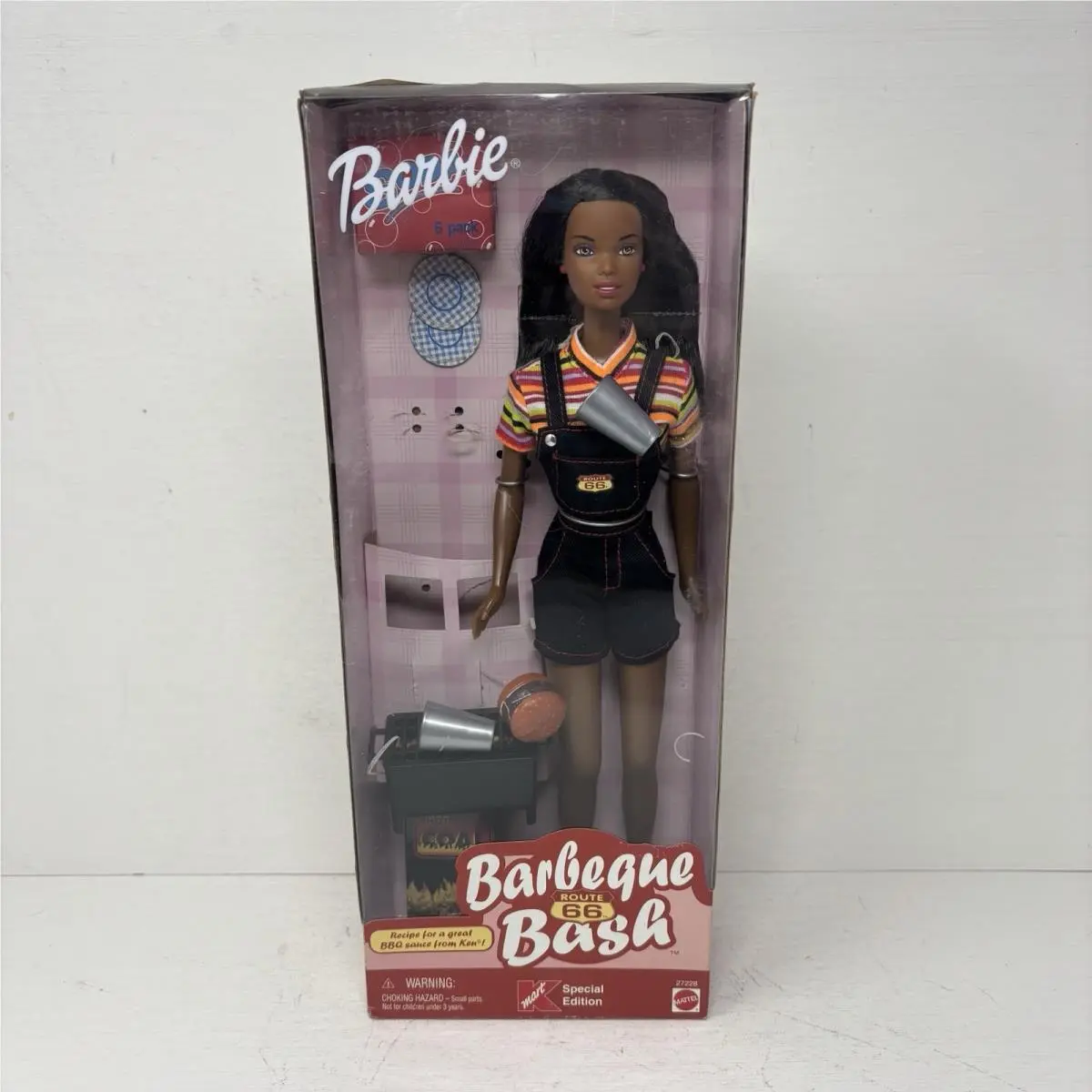 Vintage Mattel 2000 Barbeque Bash AA Barbie Nrfb RT 66 Special Edition Rare
