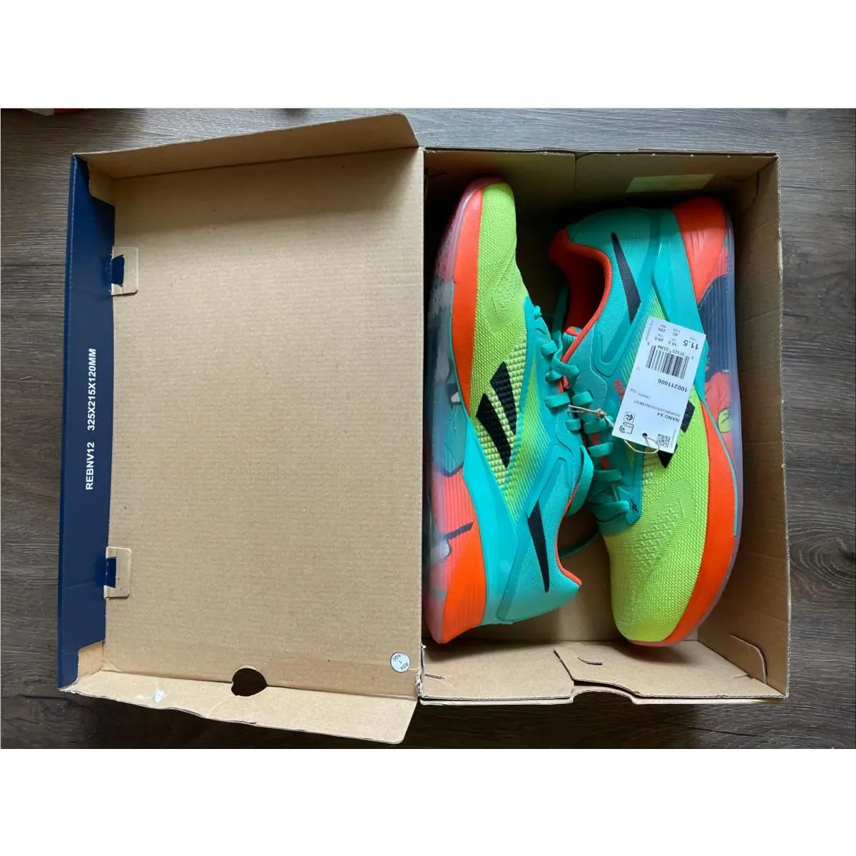 Reebok shoes - Reebok Nano X4 - Nano - 100211606 - Green, Manufacturer: Unleashed Green/Acid Yellow/Black 8