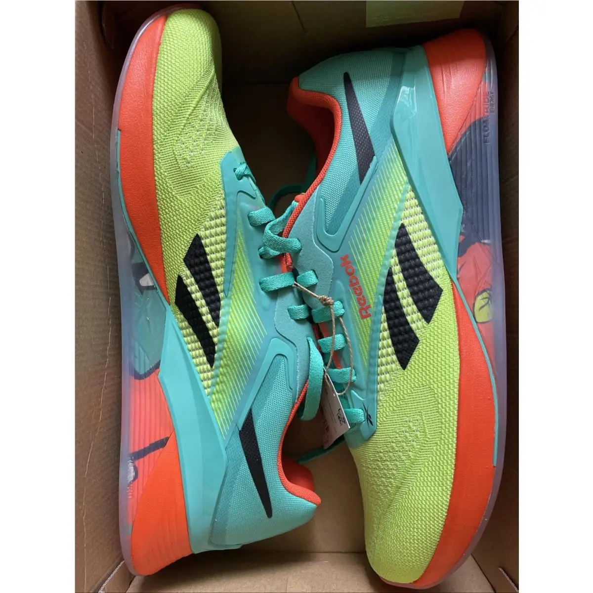 Reebok shoes - Reebok Nano X4 - Nano - 100211606 - Green, Manufacturer: Unleashed Green/Acid Yellow/Black 0