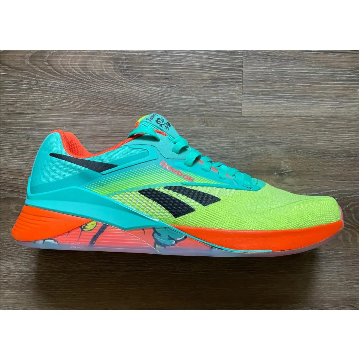 Reebok shoes - Reebok Nano X4 - Nano - 100211606 - Green, Manufacturer: Unleashed Green/Acid Yellow/Black 1