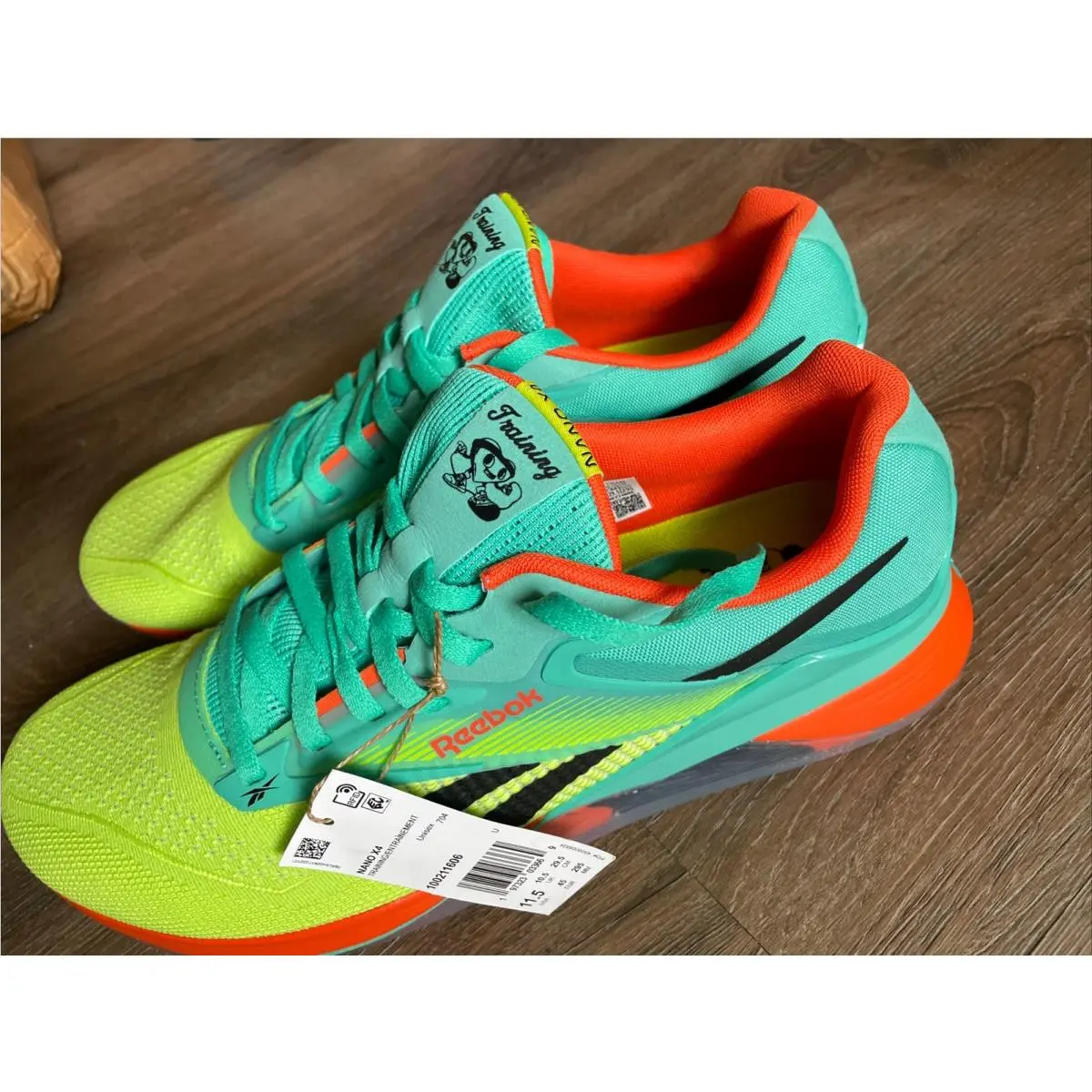 Reebok shoes - Reebok Nano X4 - Nano - 100211606 - Green, Manufacturer: Unleashed Green/Acid Yellow/Black 4