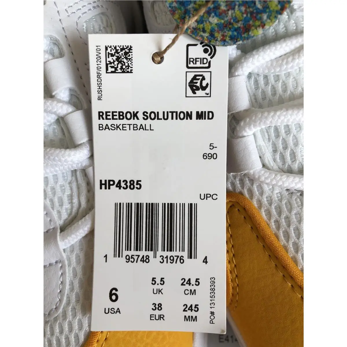 Reebok shoes - Reebok Solution Mid - Solution Mid - HP4385 - White 0