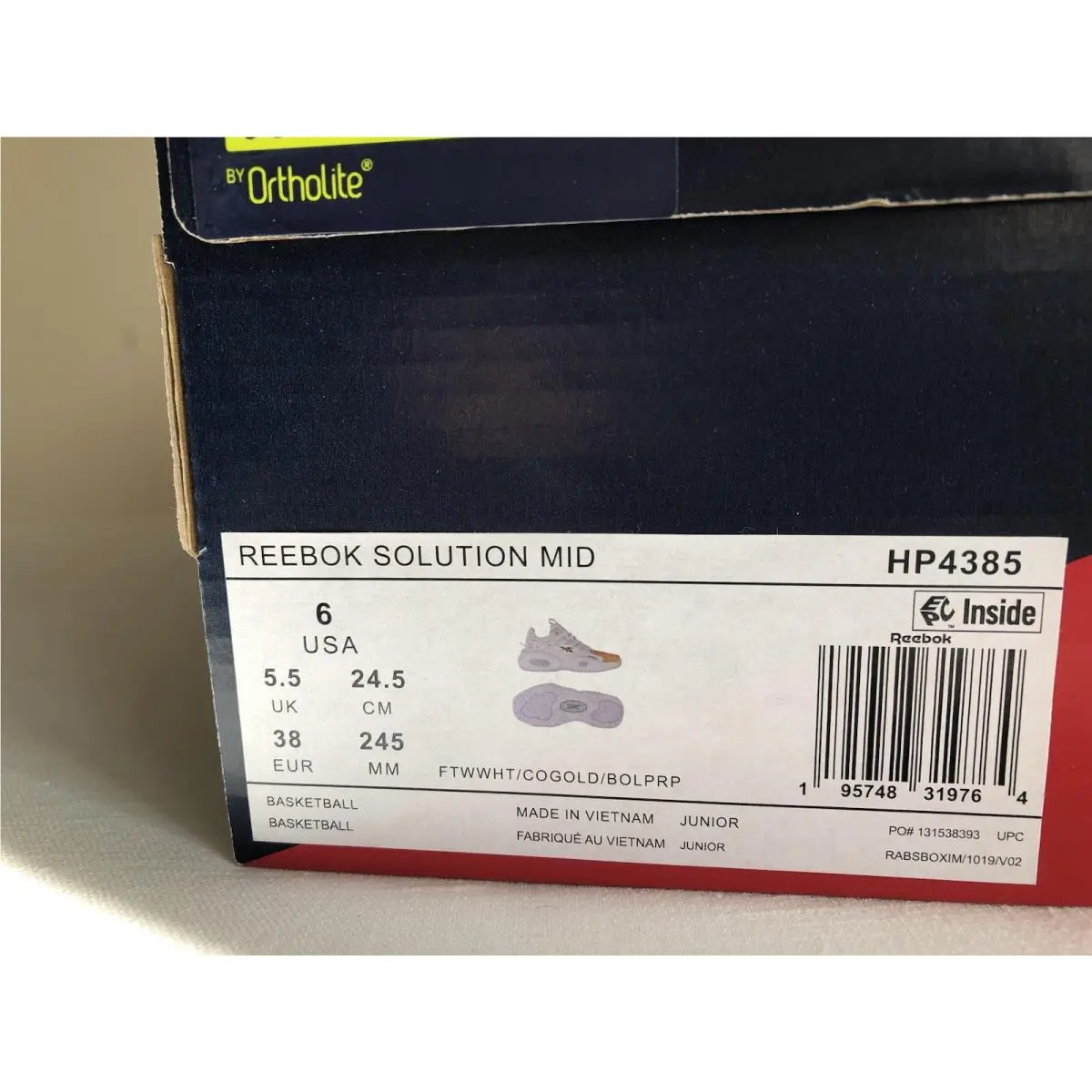 Reebok shoes - Reebok Solution Mid - Solution Mid - HP4385 - White 1