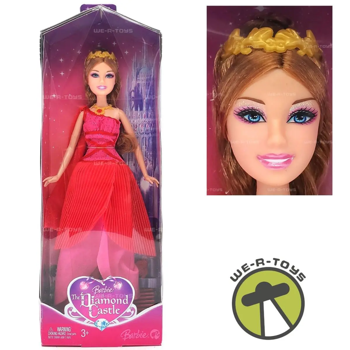 Barbie The Diamond Castle The Muses Muse Doll Pink Dress Mattel 2008