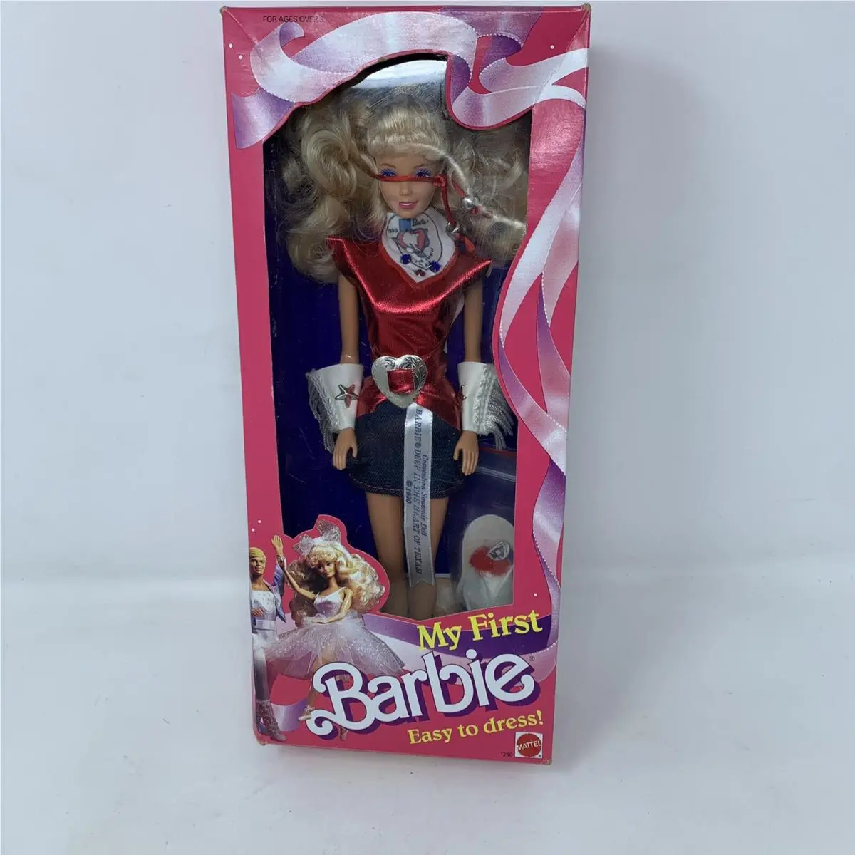 My First Barbie Doll 1990 Texas Convention Souvenir Doll 1280 1988
