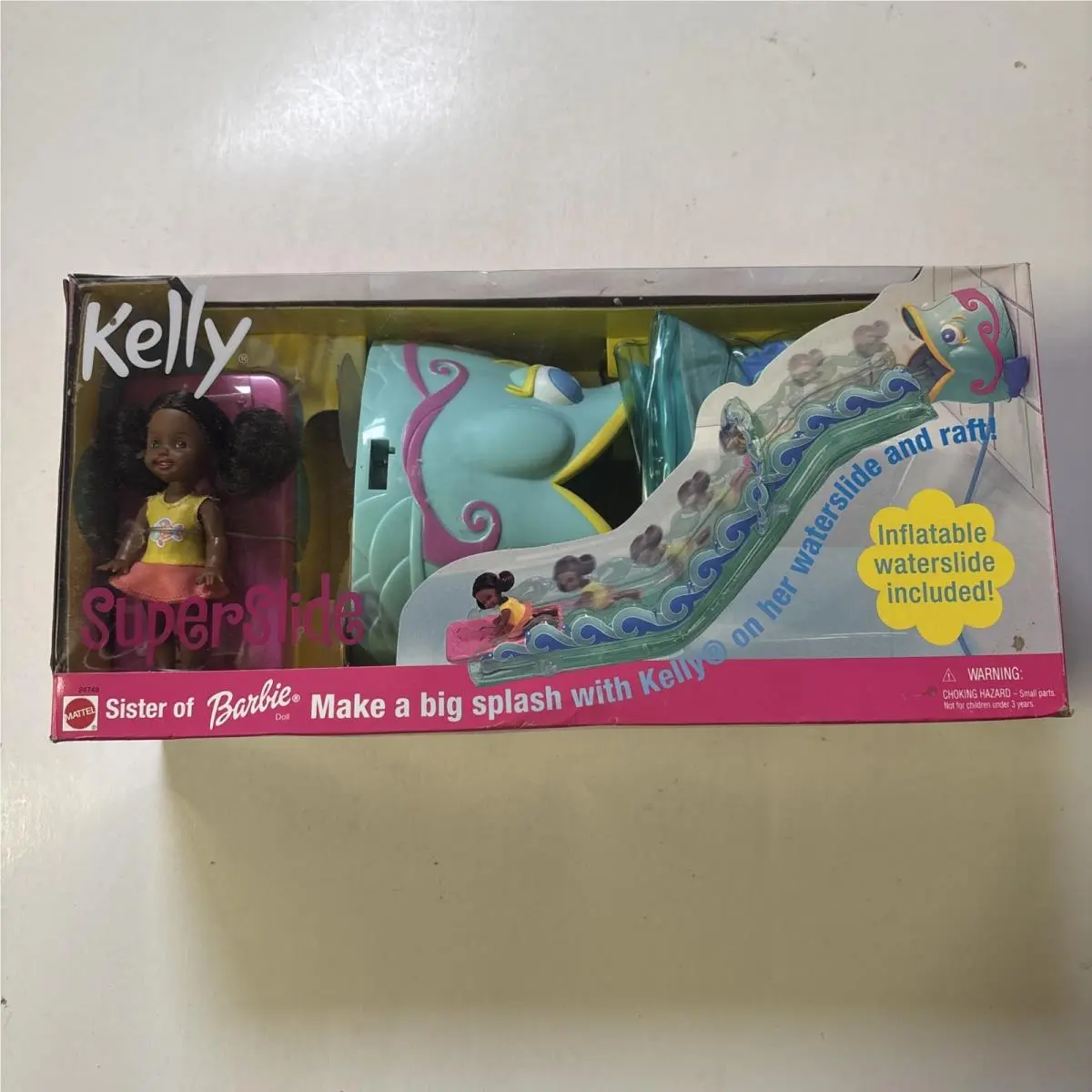 Vintage Barbie Kelly Super Slide Playset 1999