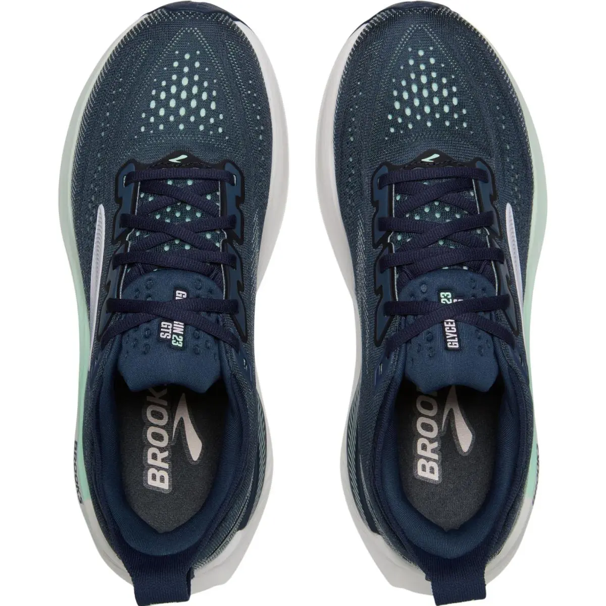 Brooks shoes - Brooks Glycerin GTS 23 - Glycerin GTS - Black/Peach/Nightlife 12