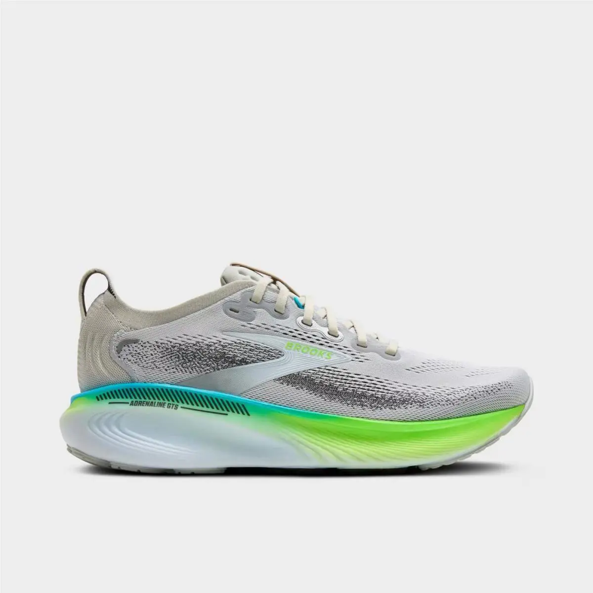 Brooks shoes - 110454 033 - Oyster/Green Gecko/Blue 3