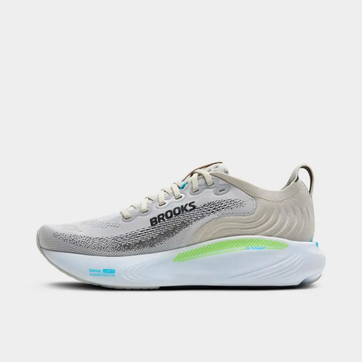 Brooks shoes - 110454 033 - Oyster/Green Gecko/Blue 4