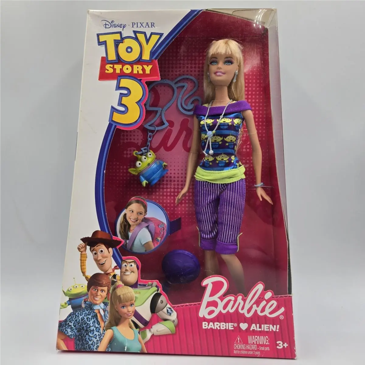 Vintage Mattel Toy Story 3 Barbie Loves Alien Disney Pixar Doll 2009 Vhtf Rare