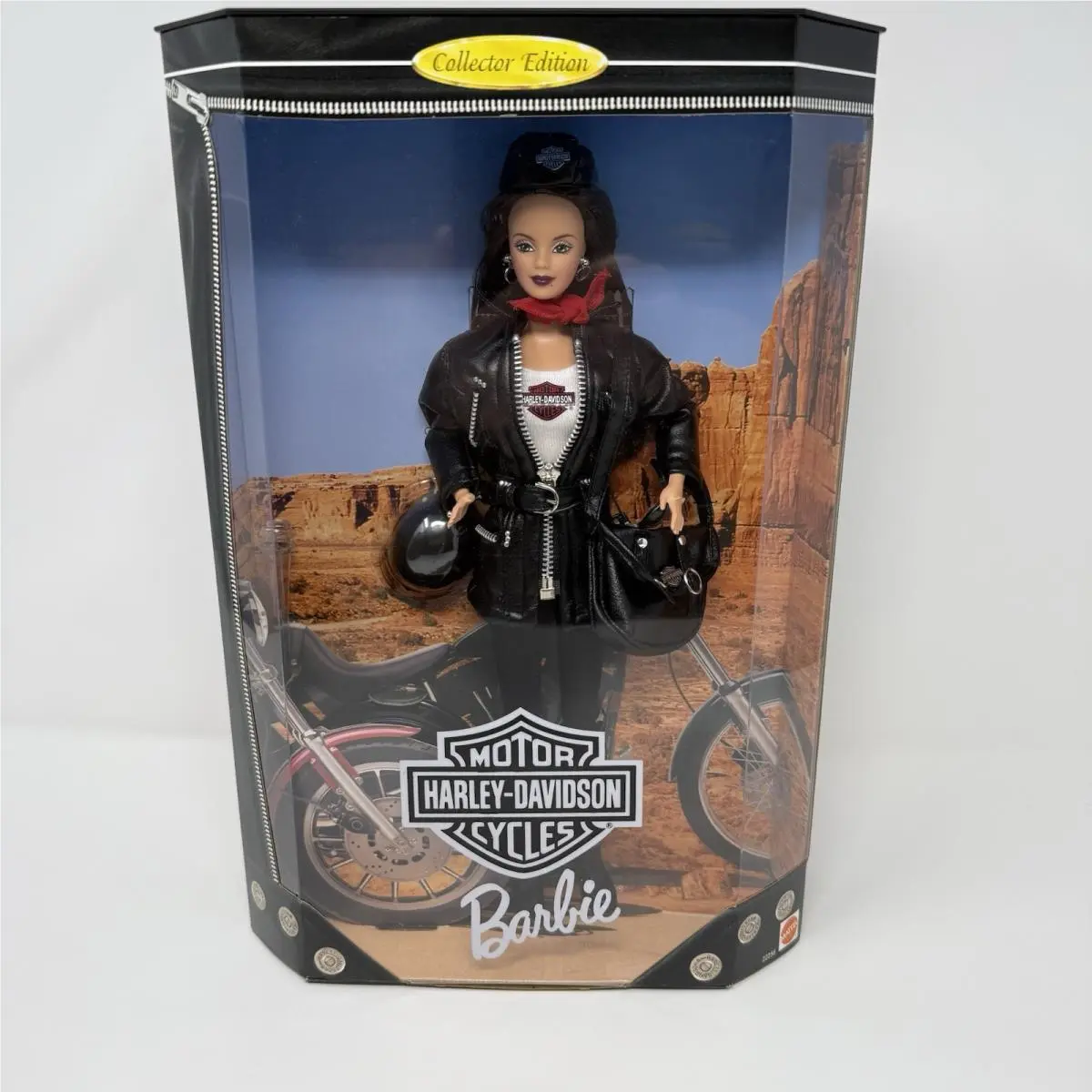 1998 Collector Edition Harley-davidson Barbie Doll Nrfb Mattel 22256