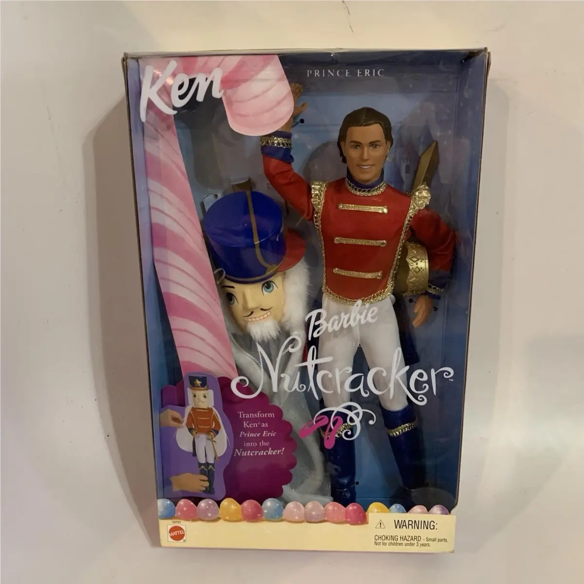 Nrfb Vintage 2001 Barbie in The Nutcracker Ken as Prince Eric 50793 Costume