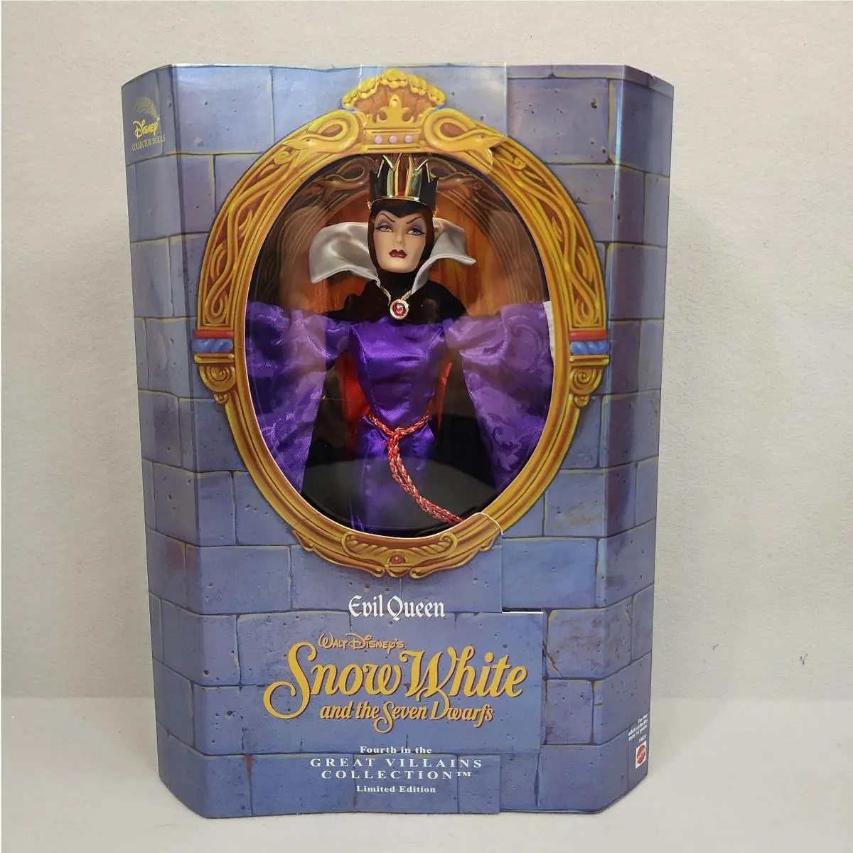 1998 Barbie Evil Queen Snow White Great Villains Collection Ltd Ed 18626