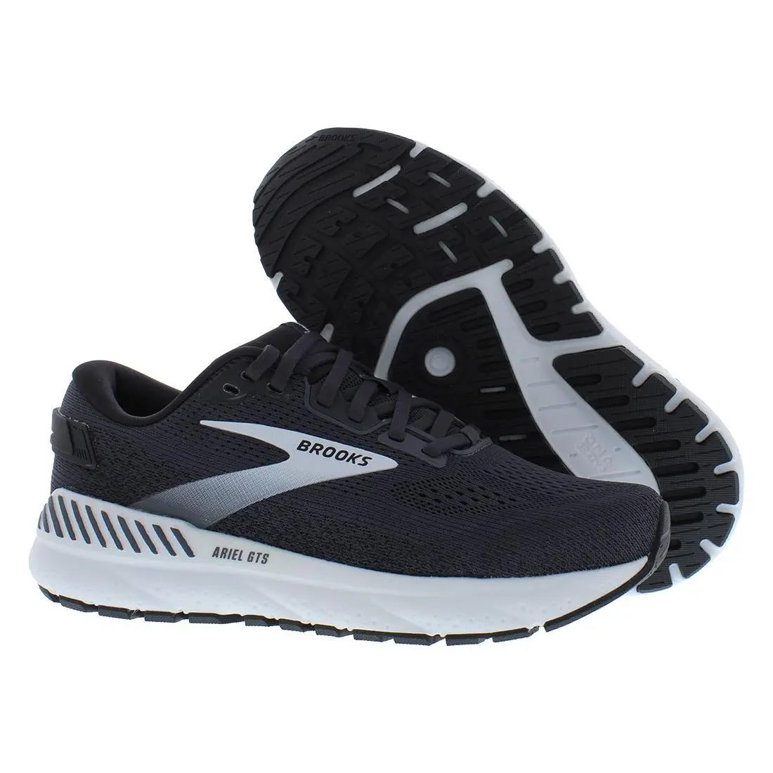 Brooks Ariel Gts 24 Womens Shoes Size 7.5 Color: Ebony/black/white