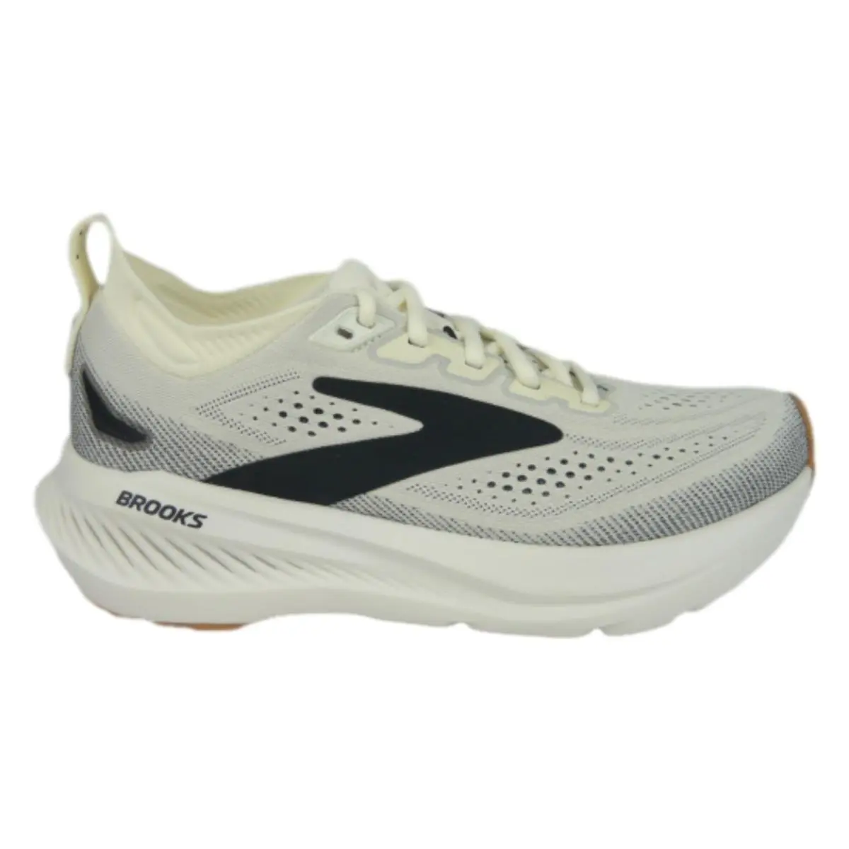 Brooks Women’s Glycerin 23 Neutral Running Shoe White/black/biscuit US 8 M - White