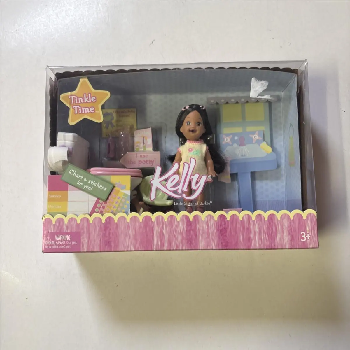 2005 Tinkle Time Kelly Set Rare African American Version Sister Of Barbie. B3