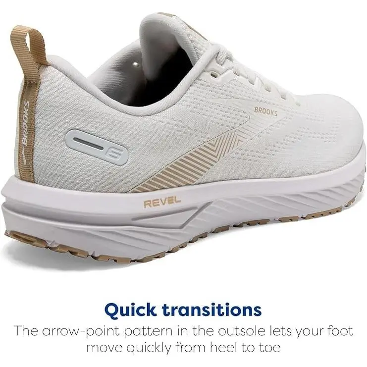 Brooks shoes - Brooks Revel 6 - Revel - White (UPC: 195394384420) 3