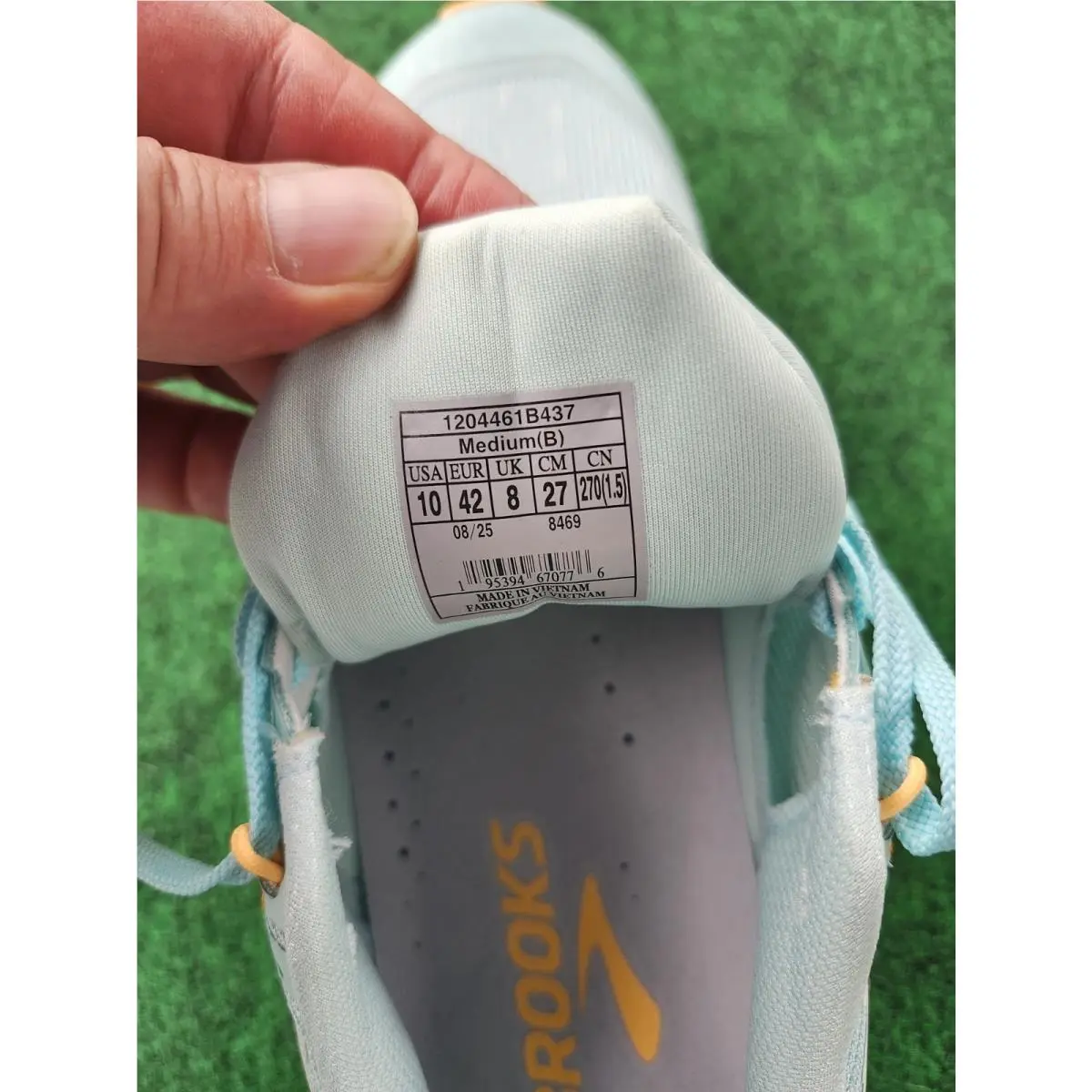 Brooks shoes - Brooks Cascadia 19 - Cascadia - 120446-1B-437 - Clearwater/Primer Grey/Apricot 11
