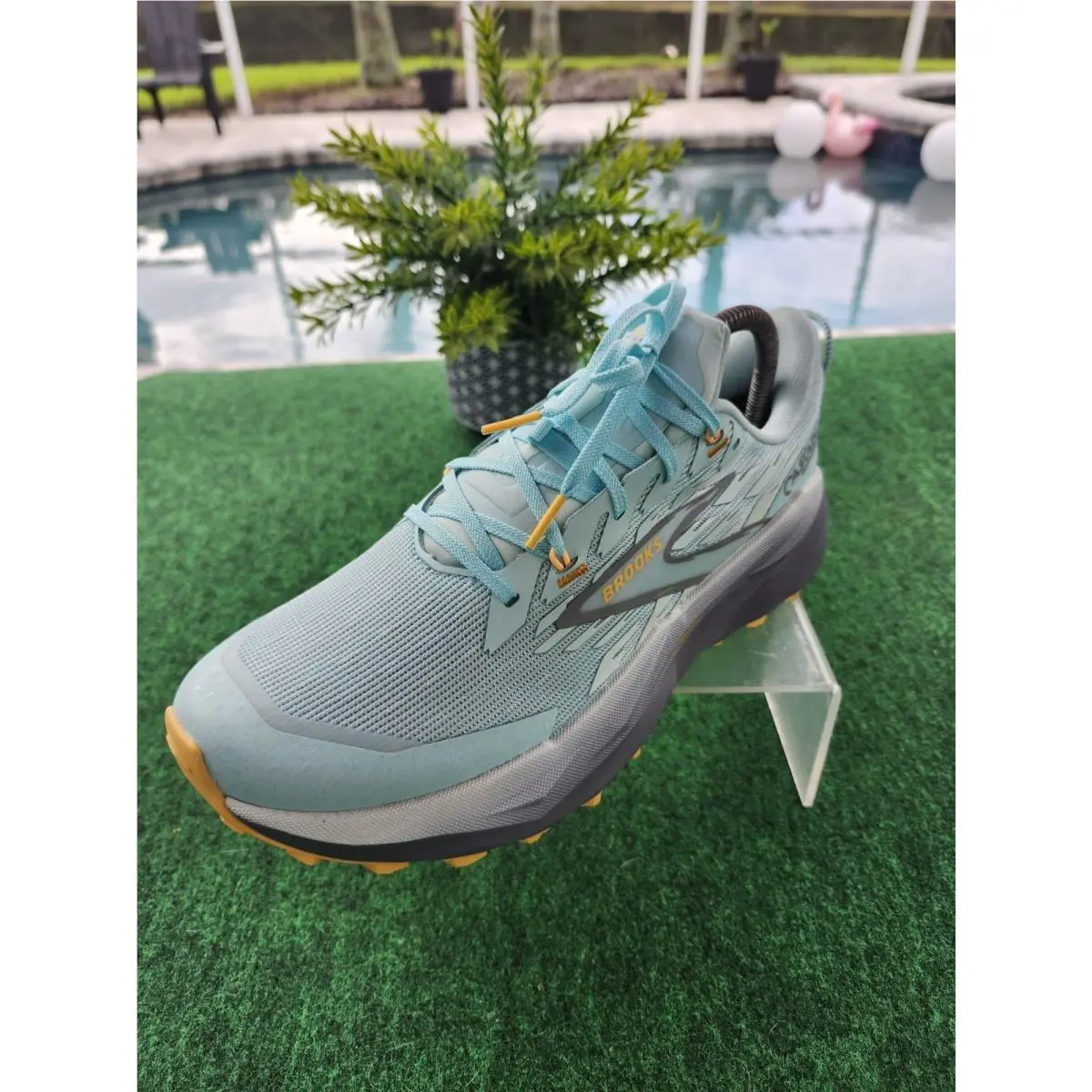 Brooks shoes - Brooks Cascadia 19 - Cascadia - 120446-1B-437 - Clearwater/Primer Grey/Apricot 0