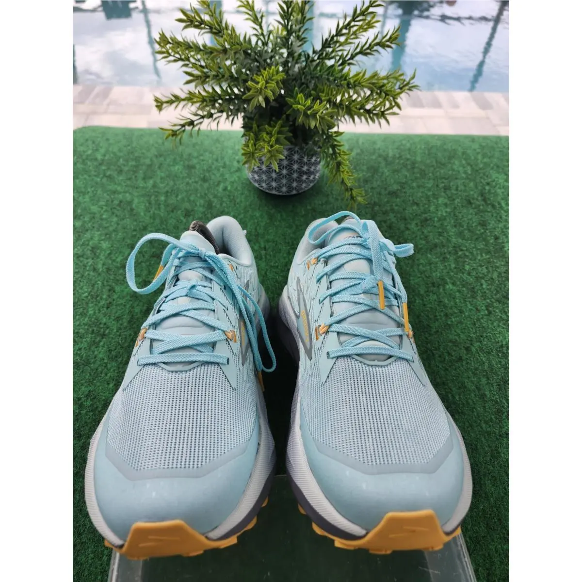 Brooks shoes - Brooks Cascadia 19 - Cascadia - 120446-1B-437 - Clearwater/Primer Grey/Apricot 1