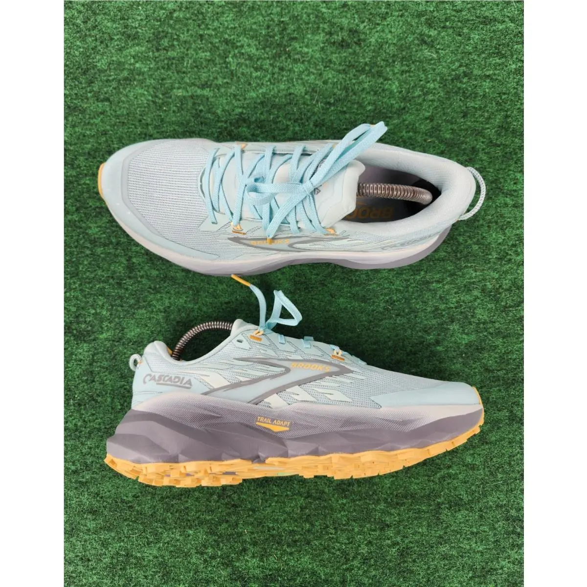 Brooks shoes - Brooks Cascadia 19 - Cascadia - 120446-1B-437 - Clearwater/Primer Grey/Apricot 5