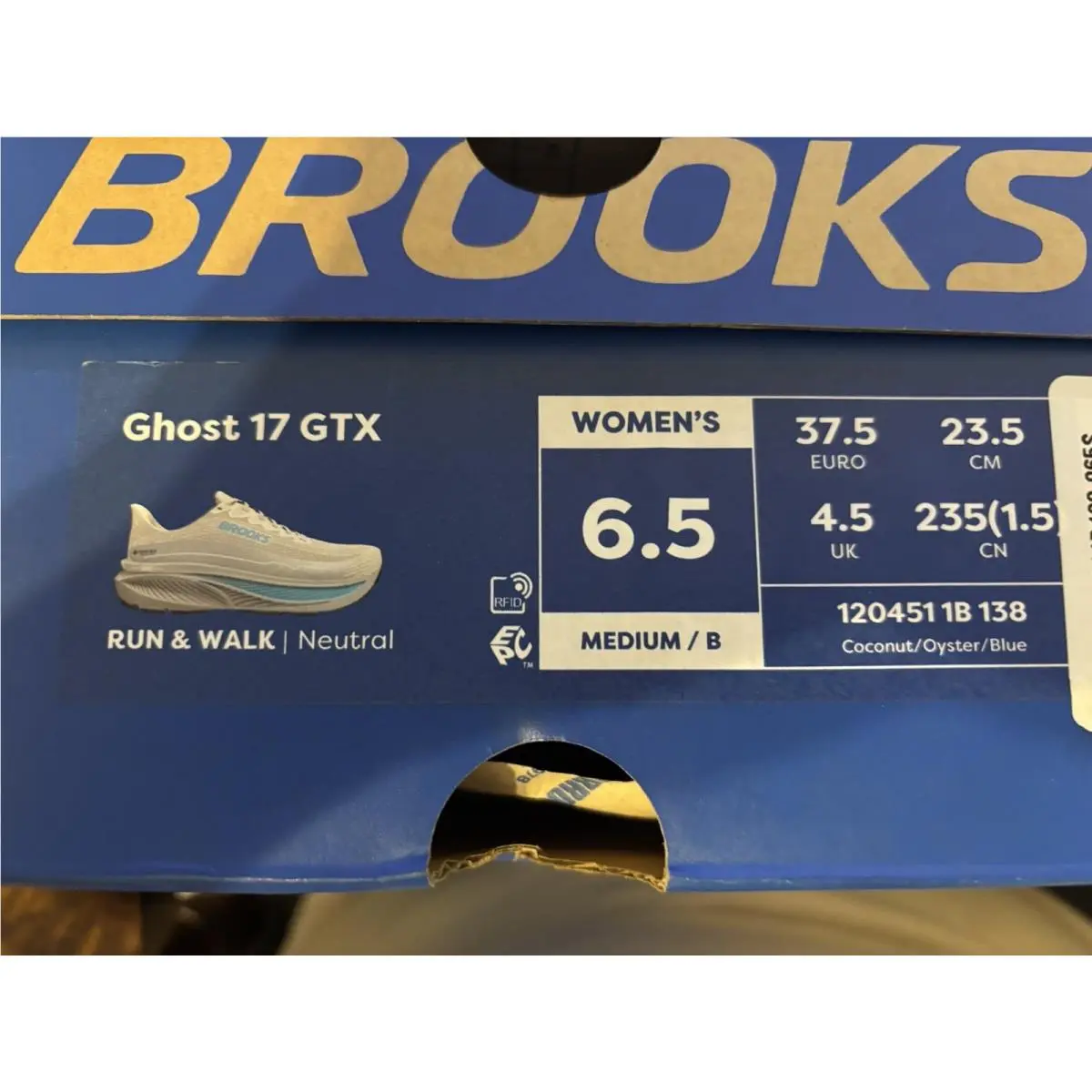 Brooks shoes - Brooks Ghost 17 - Ghost - 120451-1B 138 - White 3
