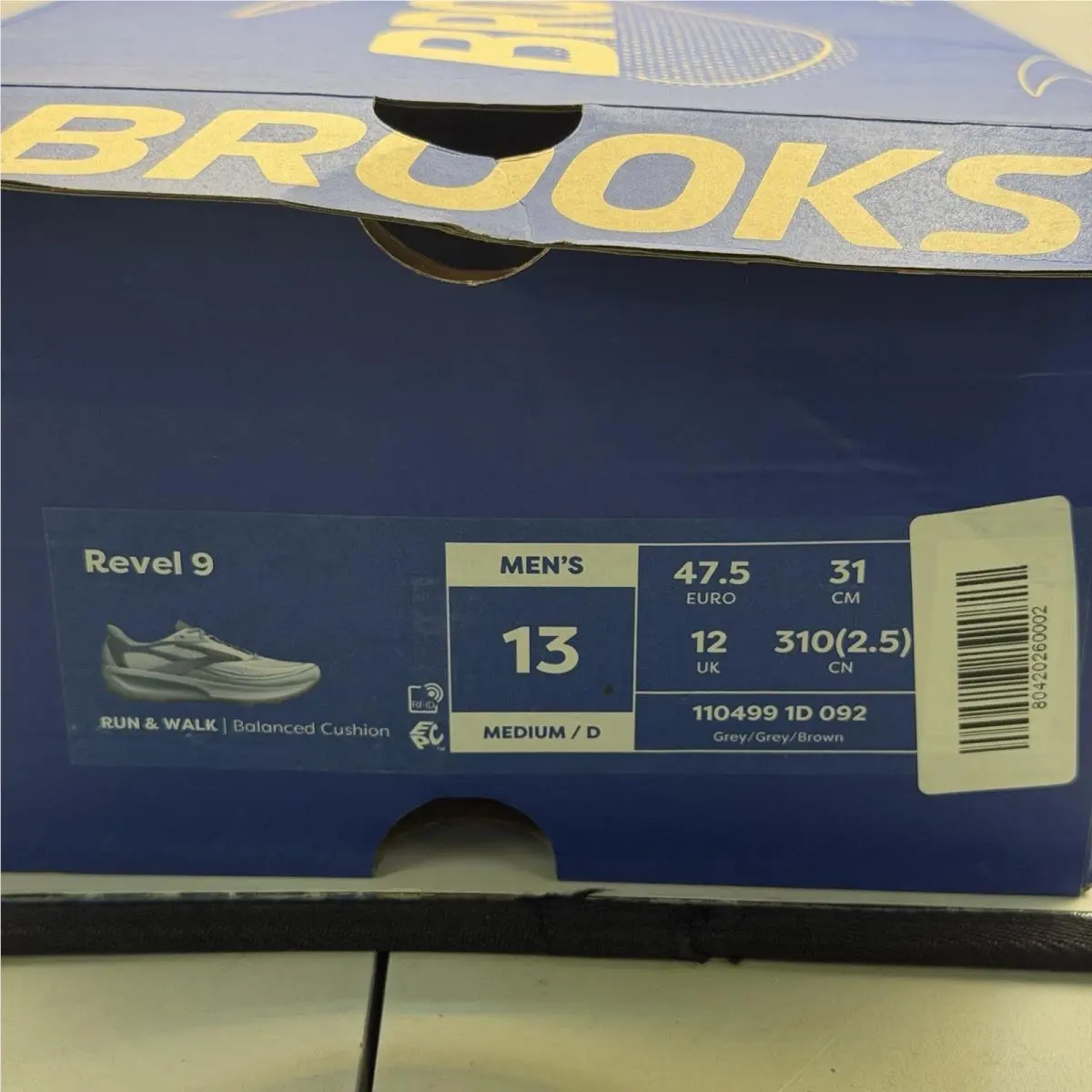 Brooks shoes - Brooks Revel - Revel - Gray 11