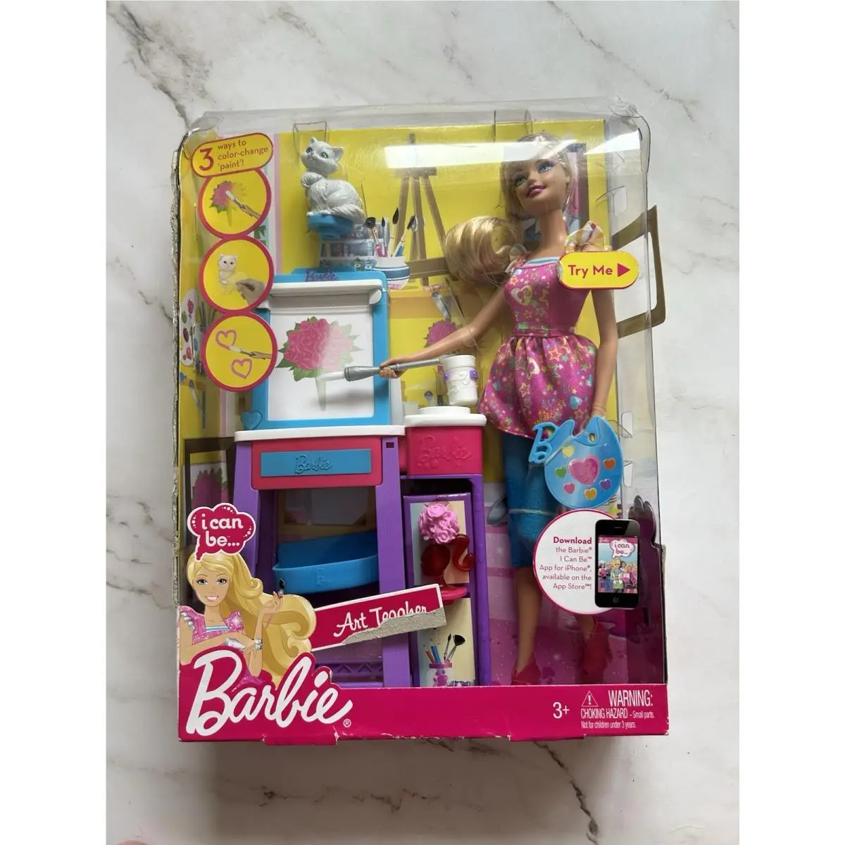 Mattel 2010 I Can Be An Art Teacher Barbie Doll