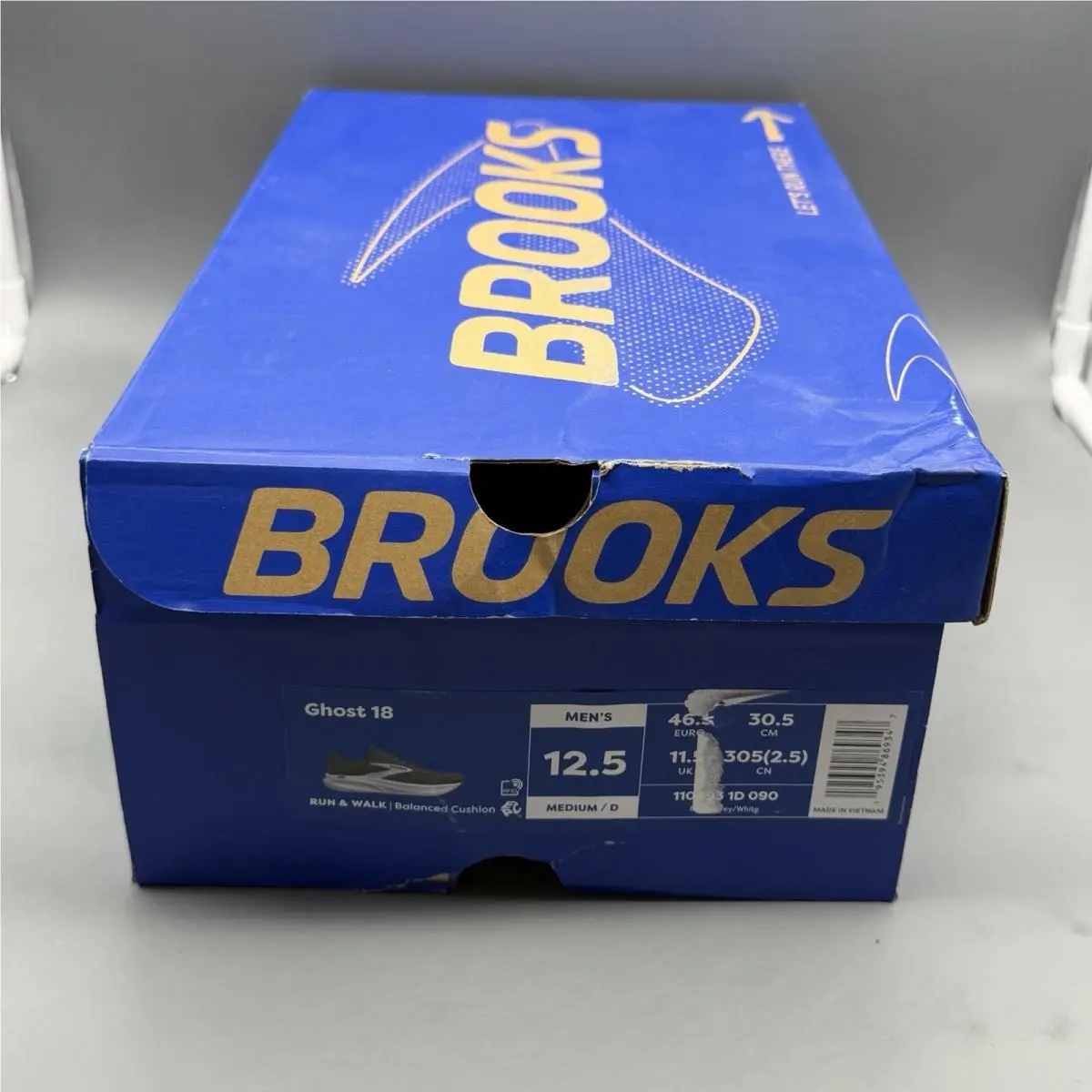 Brooks shoes - Brooks Ghost 18 - Ghost - 1104931D090 - Black (UPC: 0195394869347) 13