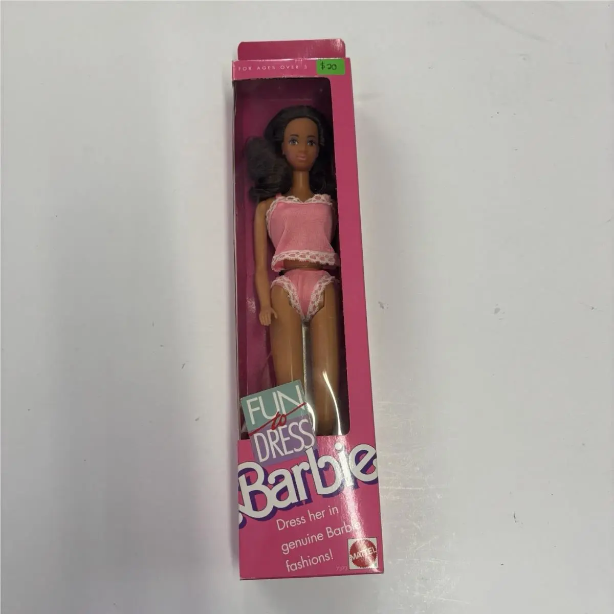 Fun to Dress Hispanic Barbie Doll - 7373 Never Removed From Box 1989 Mattel