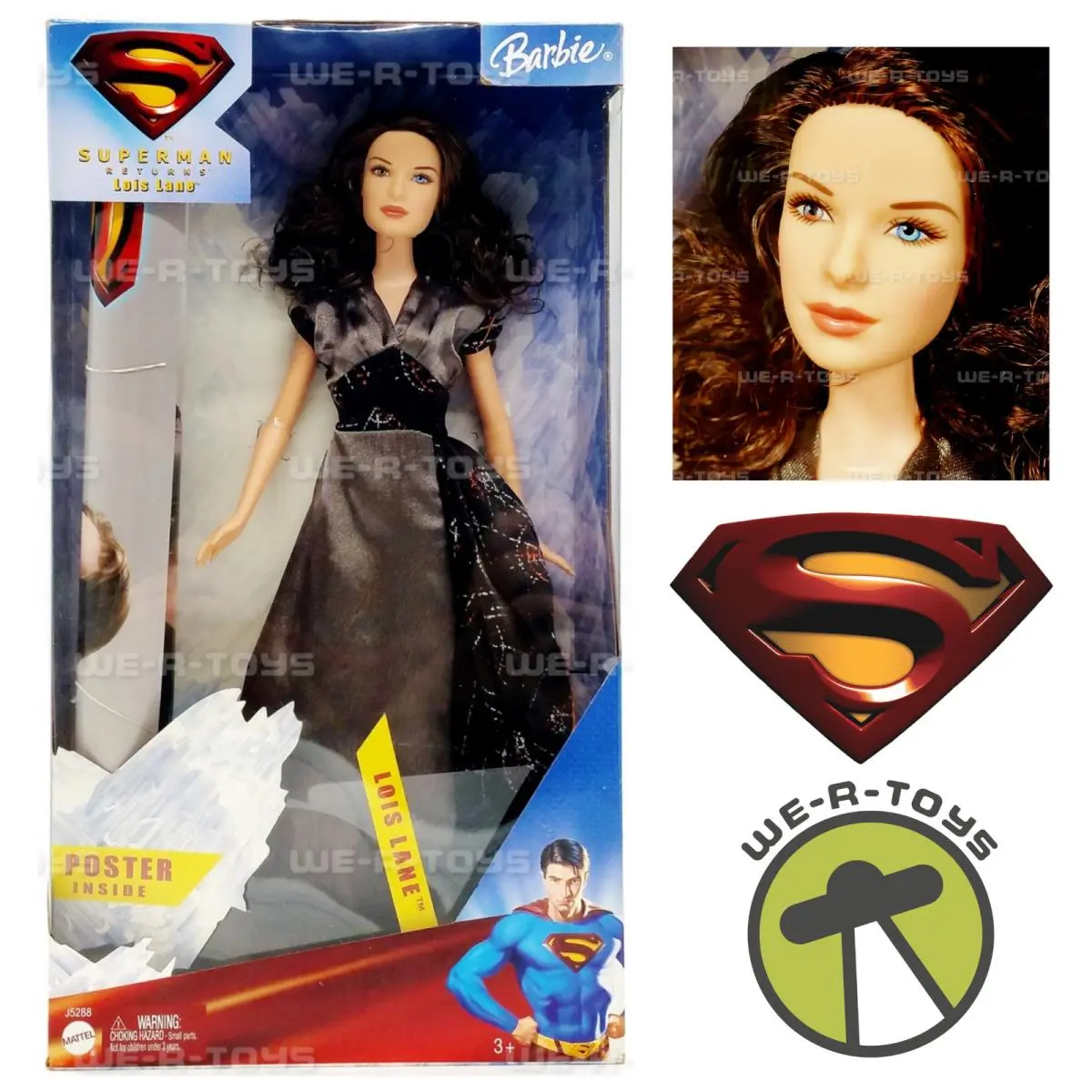 Lois Lane Barbie Doll Superman Returns 2005 Mattel No. J5288