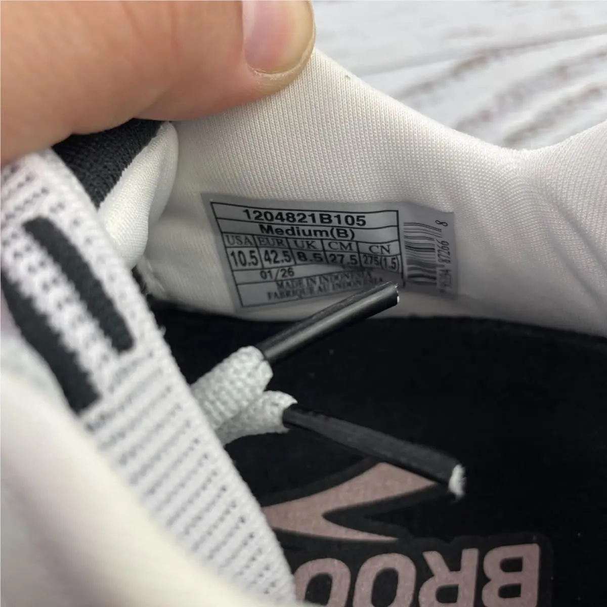 Brooks shoes - Brooks Ghost - Ghost - White (UPC: 195394872668) 6