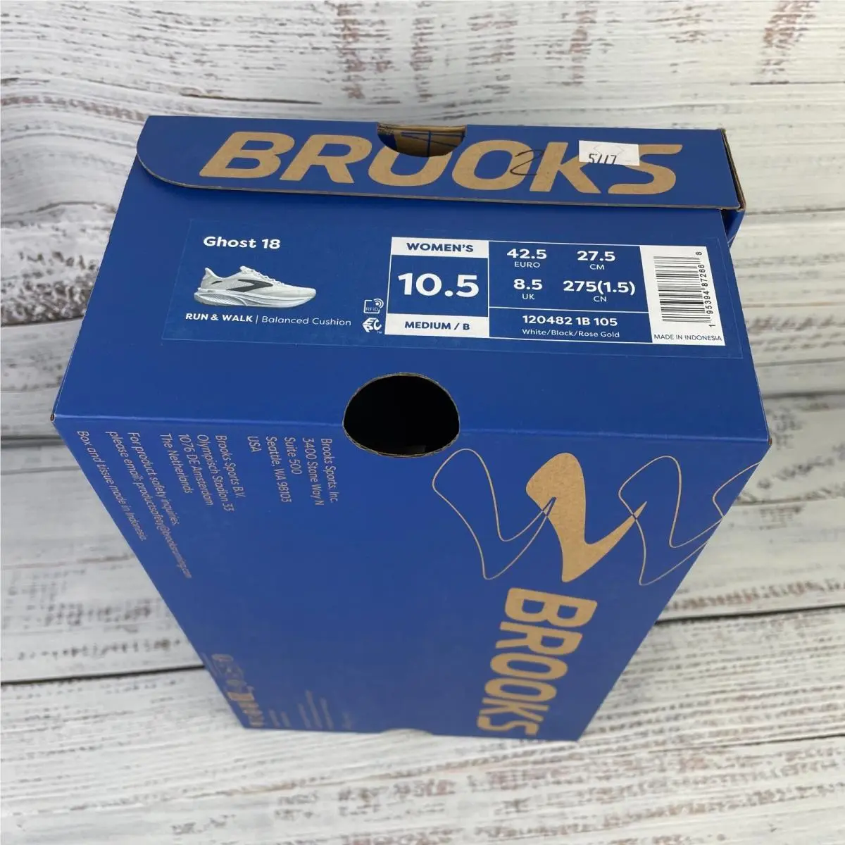 Brooks shoes - Brooks Ghost - Ghost - White (UPC: 195394872668) 7