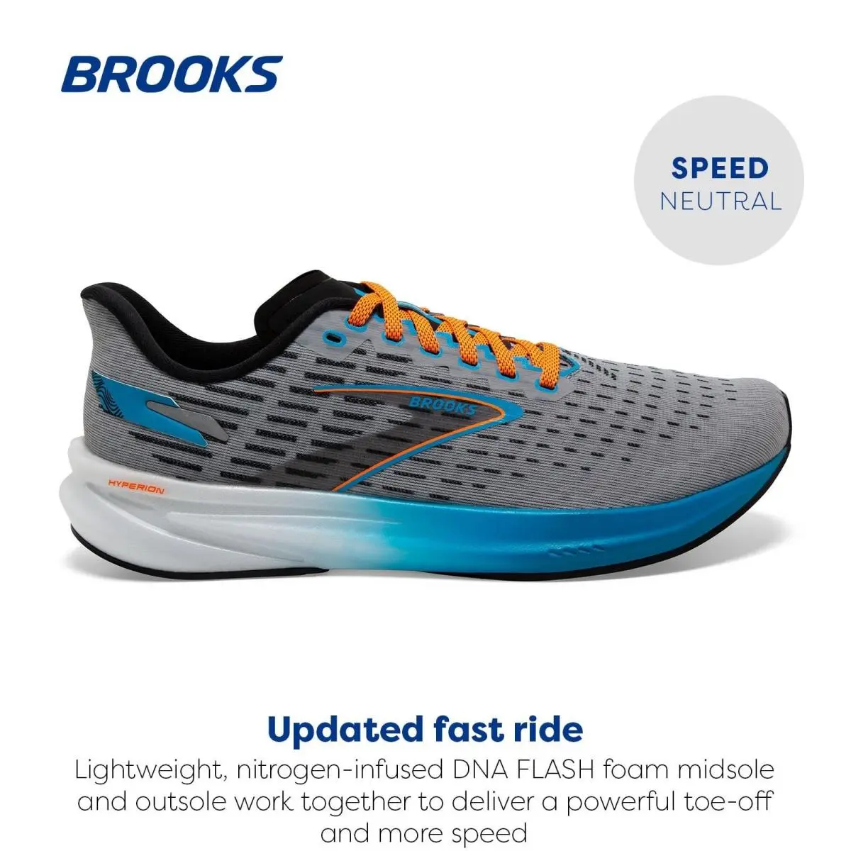 Brooks shoes - 1104071D020.125 - 1104071D020125 - Grey/Atomic Blue/Scarlet (UPC: 195394317367) 0