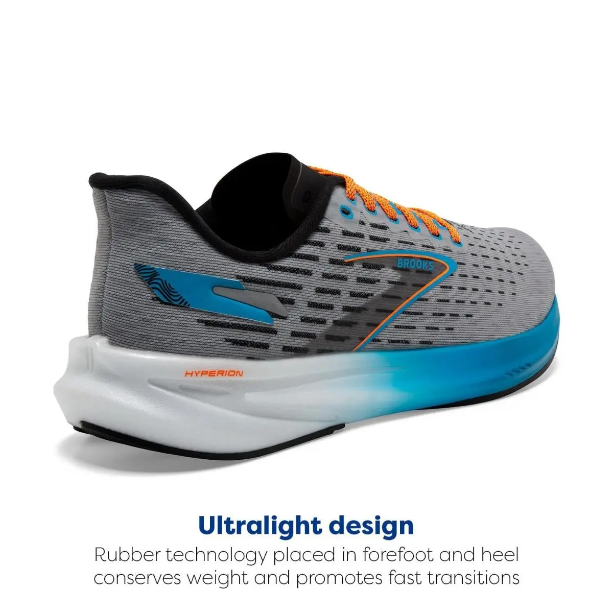 Brooks shoes - 1104071D020.125 - 1104071D020125 - Grey/Atomic Blue/Scarlet (UPC: 195394317367) 2