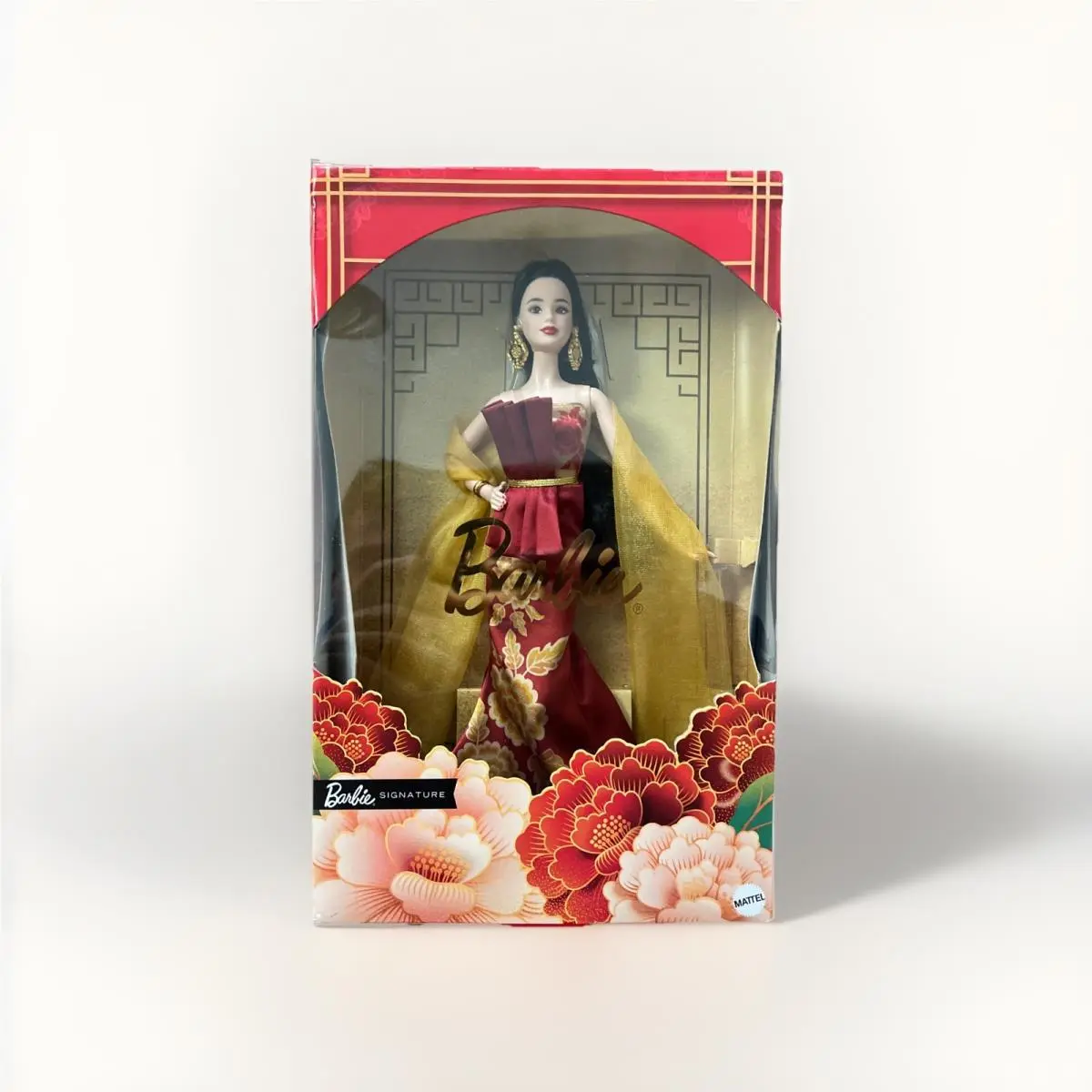 Mattel 2025 Lunar Year Barbie Signature Doll Girl Red Gown Read