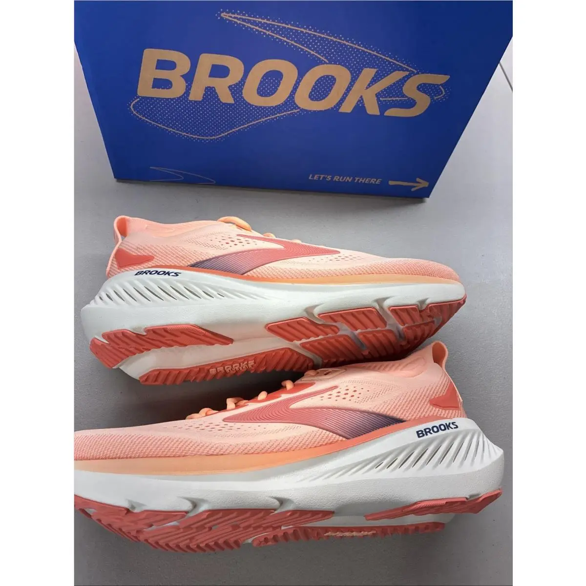 Brooks shoes - Glycerin GTS 23 - Glycerin GTS - 120492-822 - Coral/Peach/Spellbound (UPC: 195394770872) 0