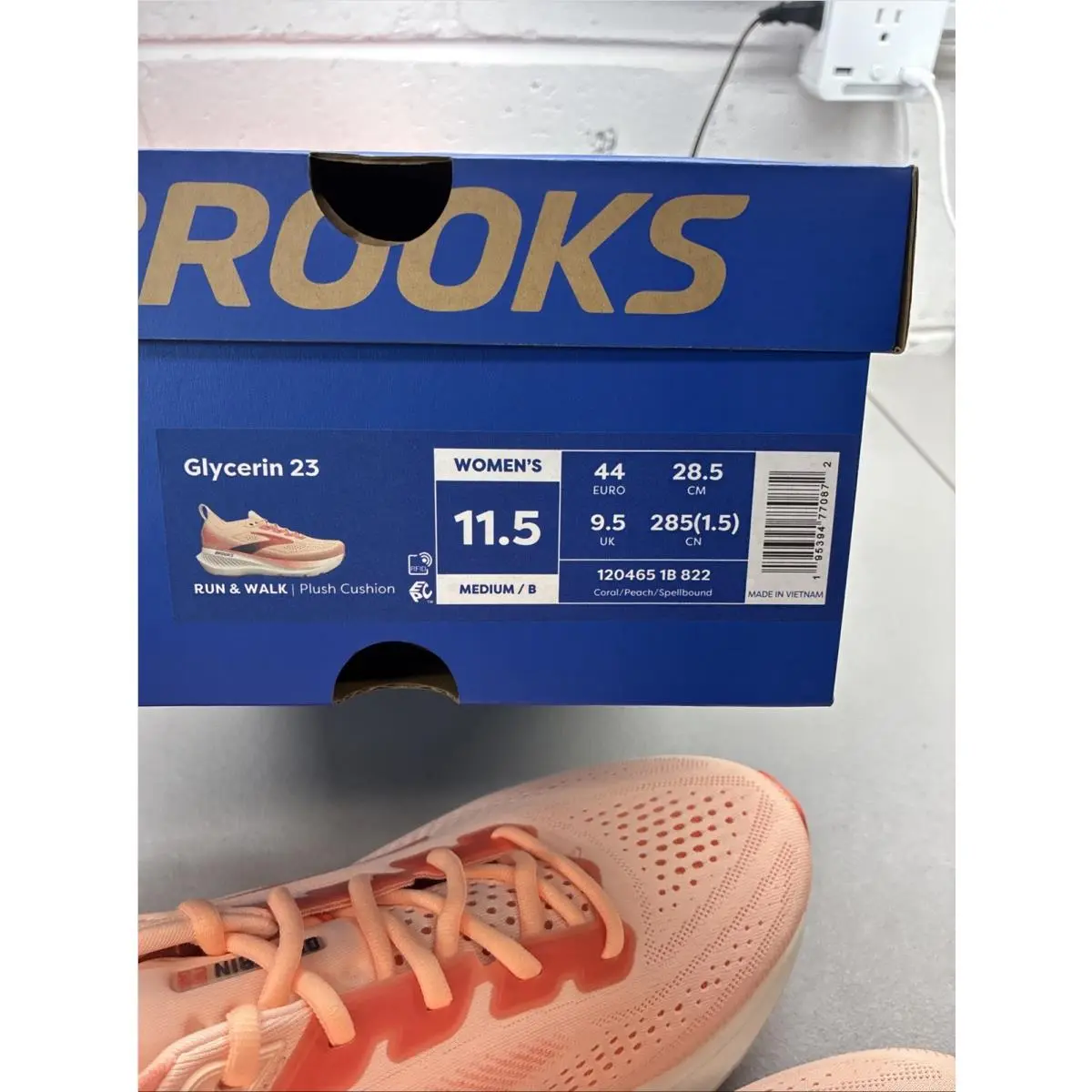 Brooks shoes - Glycerin GTS 23 - Glycerin GTS - 120492-822 - Coral/Peach/Spellbound (UPC: 195394770872) 5