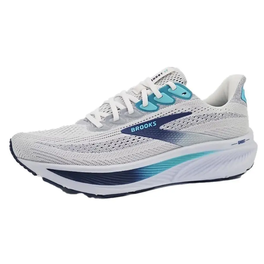 Brooks shoes - White/Beacon Blue/Ipanema, Main: White (UPC: 195394759945) 3