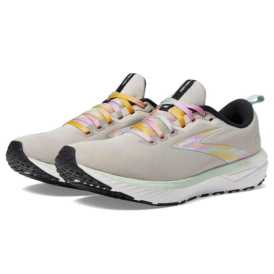 Brooks D5788 Men`s Multi Revel 6 Running Shoes Size US 8 M EU 41 - Multicolor