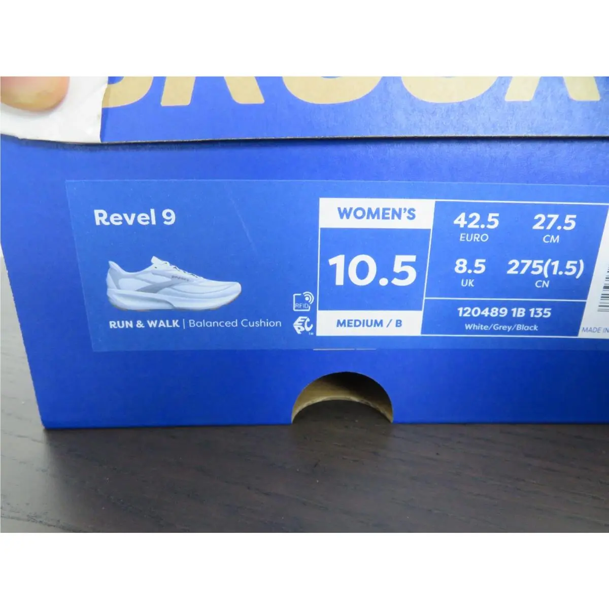 Brooks shoes - Brooks Revel 9 - Revel - 1204891B153 - White 8