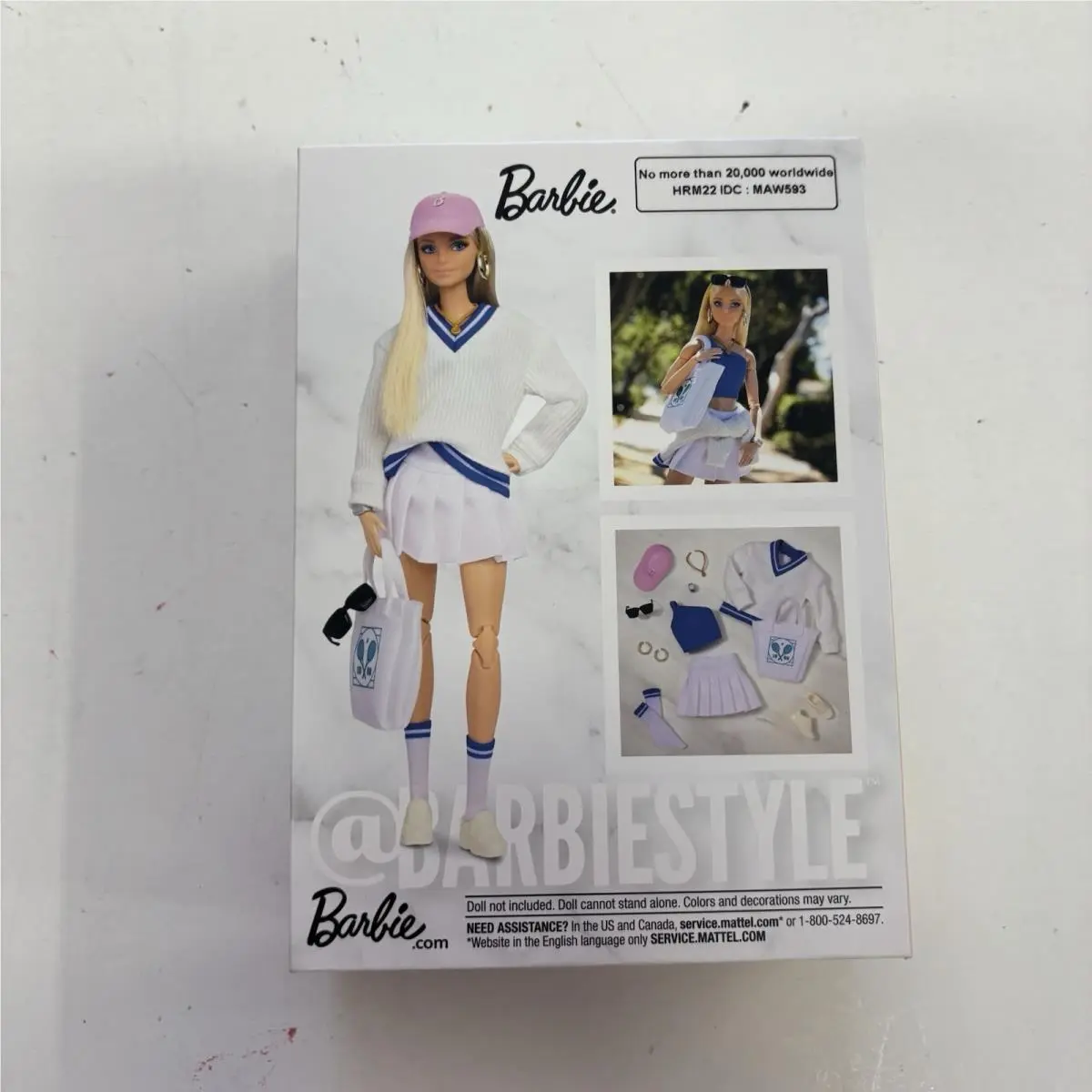 Barbie Signature Barbiestyle Fashion Pack Tennis Core Outfit HRM22
