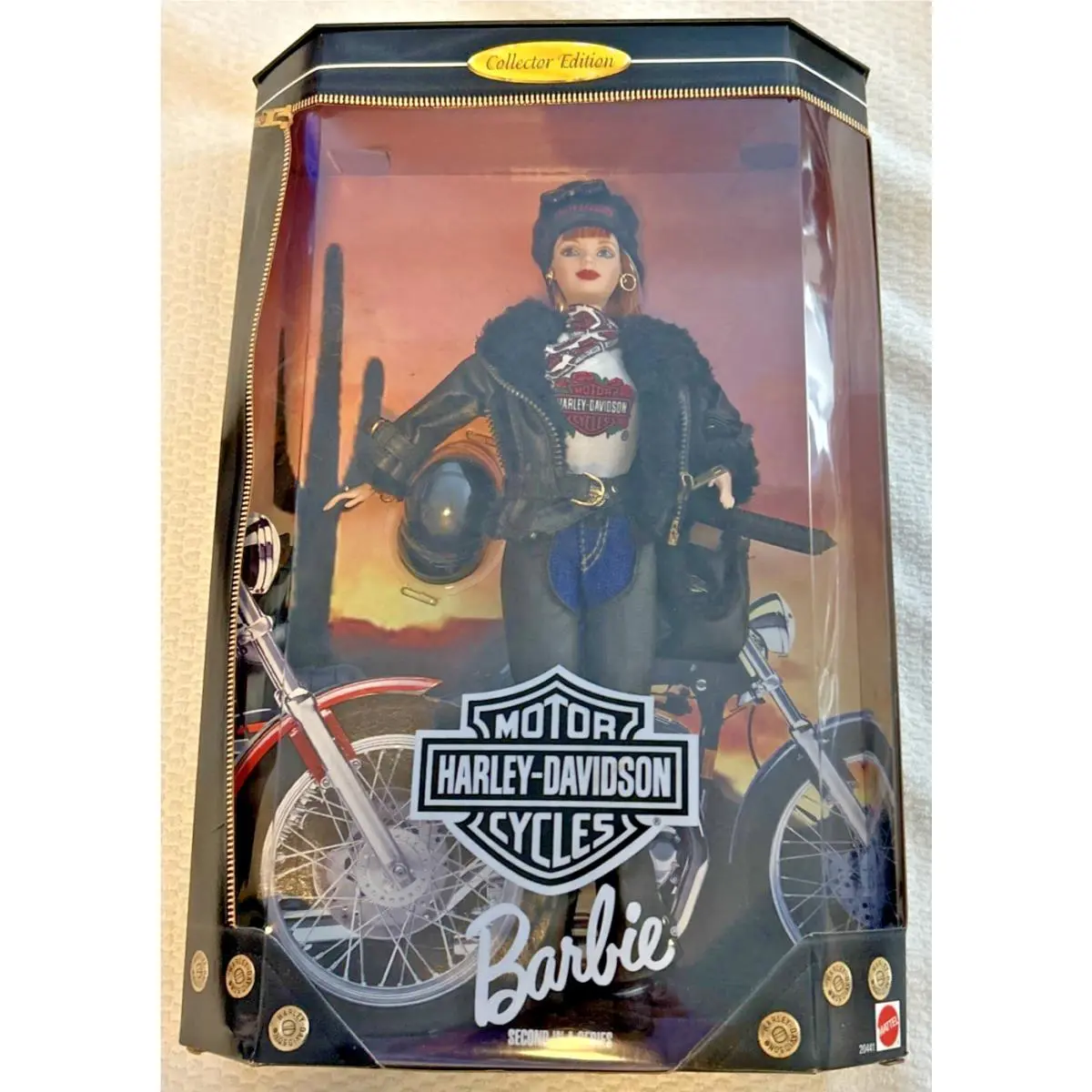 1998 Collector Edition Harley Barbie 2 Series 20441 Red Hair