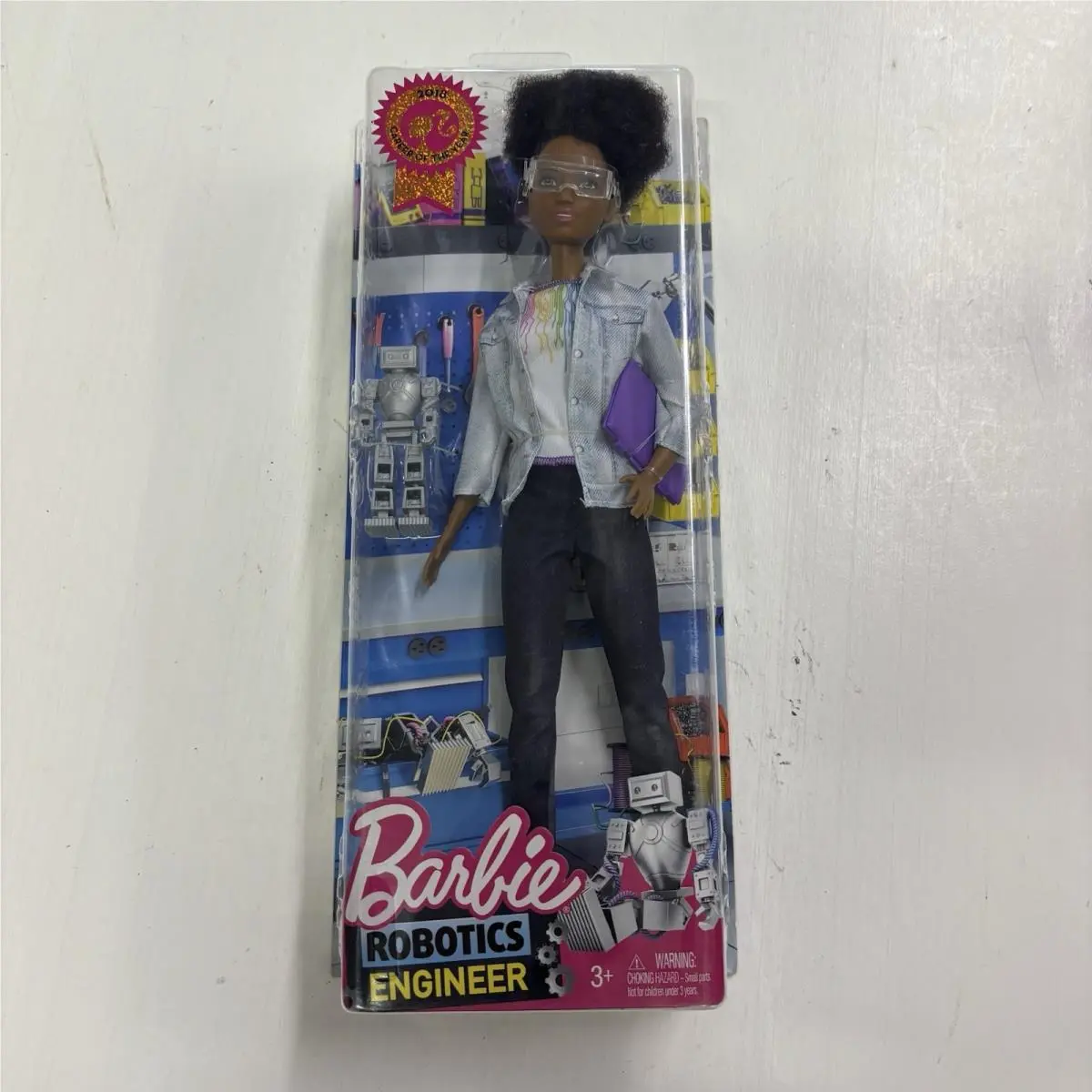 Barbie Robotics Engineer African American Black Doll 2018 Career of The Year